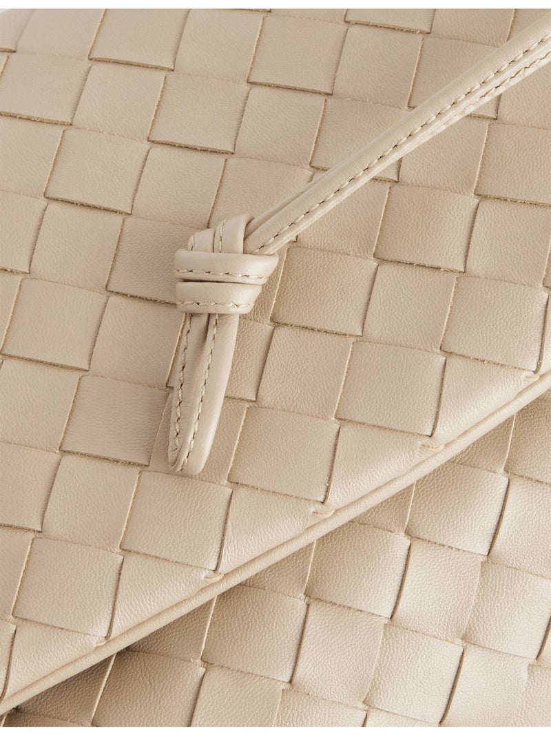 Bottega Veneta Giorno Intrecciat leather pouch, imported from the UK