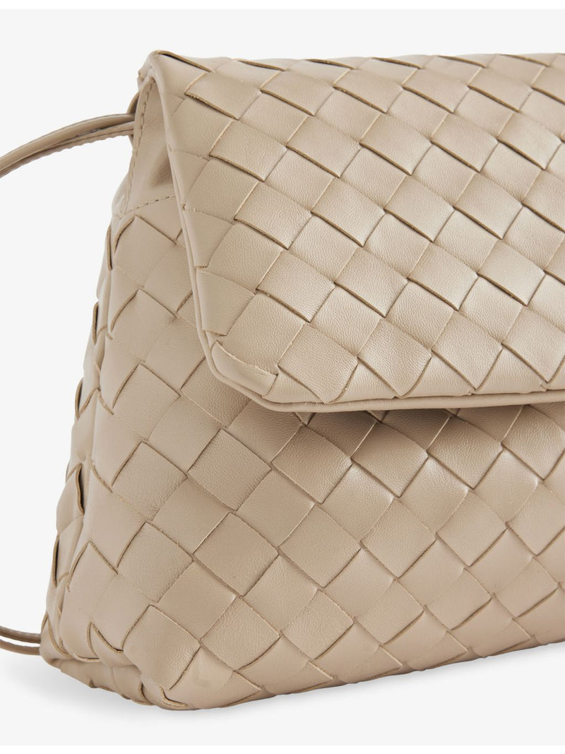 Bottega Veneta Giorno Intrecciat leather pouch, imported from the UK