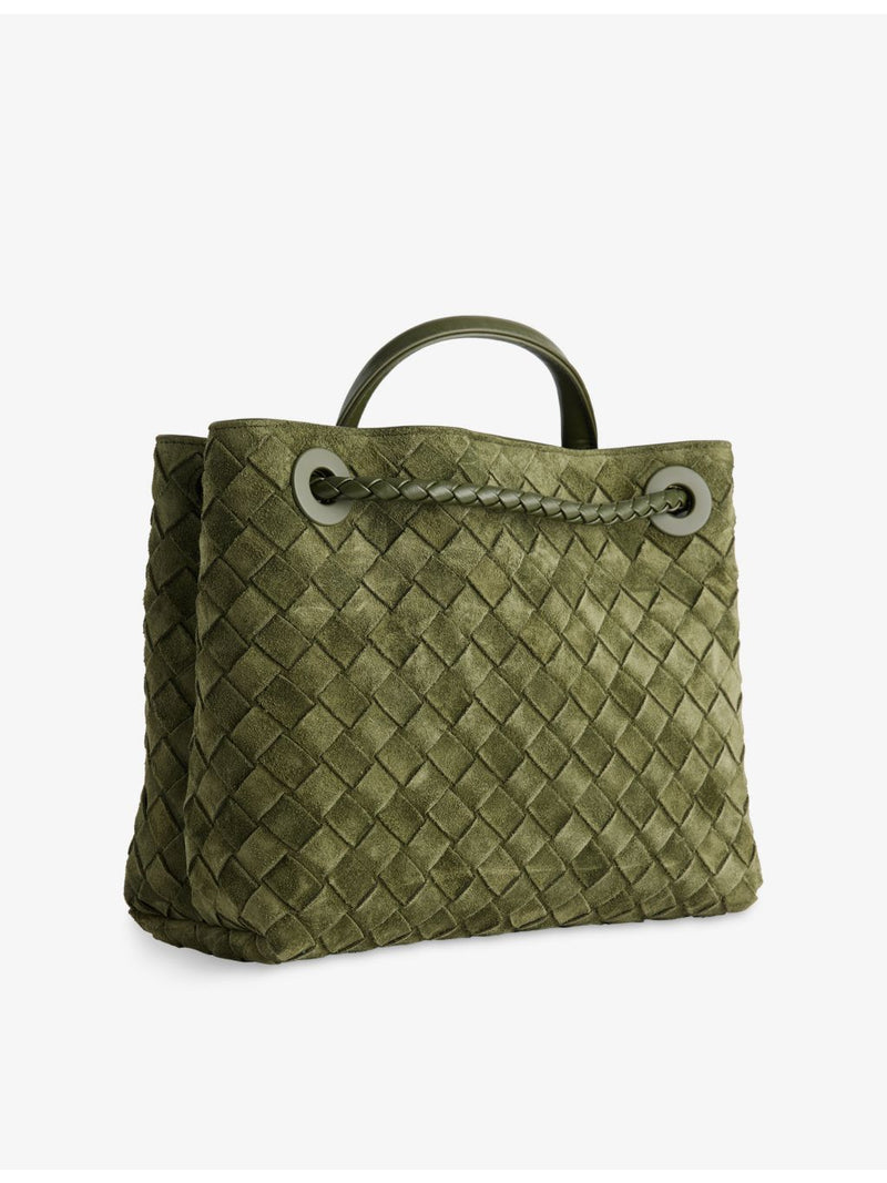 Bottega Veneta Andiamo small suede tote bag, UK version