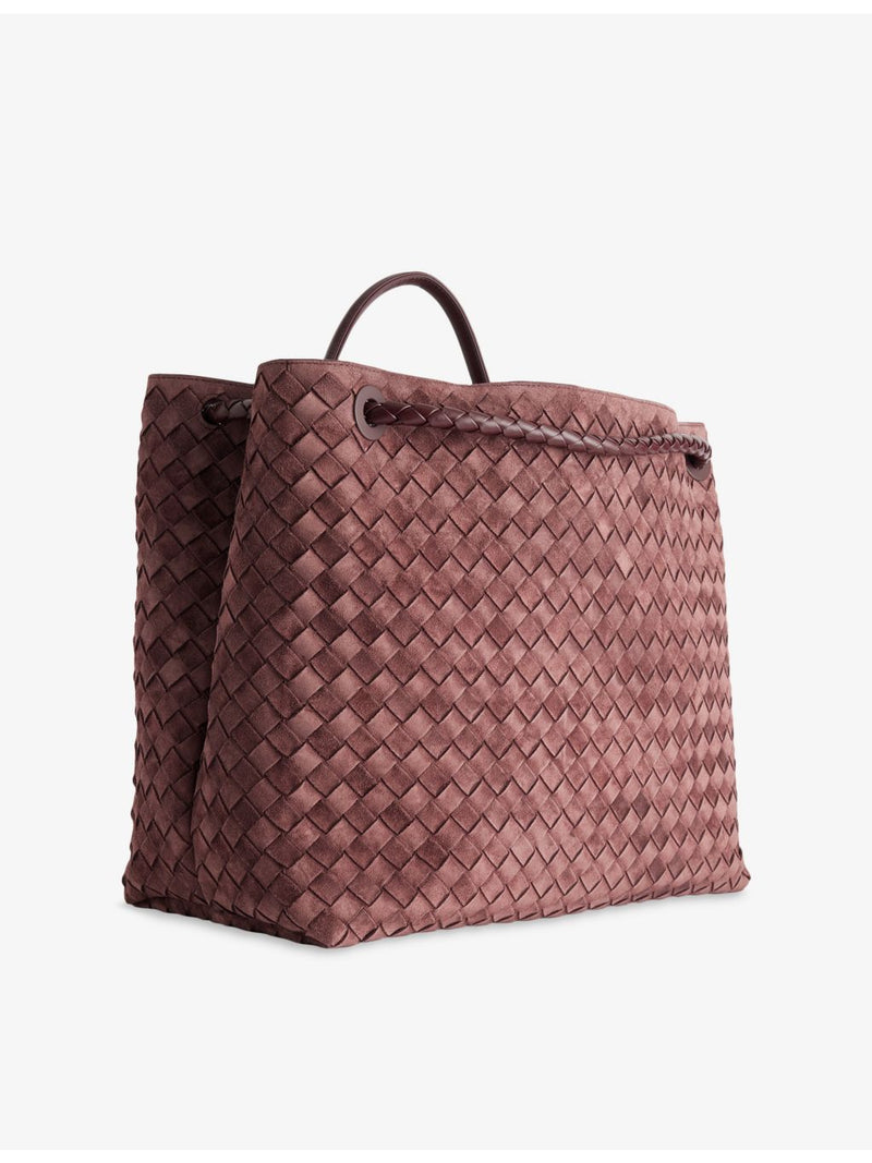 Bottega Veneta Andiamo large suede cross-body bag (British brand)