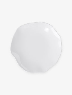 Villeroy & Boch Pura bone-porcelain dessert plate 22.5cm - British product