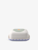 Villeroy & Boch Fleur porcelain butter dish 14.8cm, imported from the UK