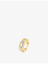 selfridges Messika Move Classique 18ct Gold and 0.24ct Diamond Ring- Buy online at McGrocer