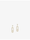 Messika Move Uno 18ct gold diamond earrings 0.4ct (British brand)