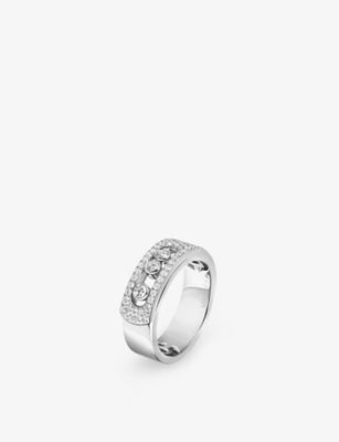 Messika pavé diamond ring in 18ct gold 0.46ct - British product