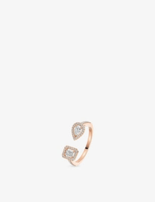 Messika Toi & Moi 18ct yellow-gold diamond ring 0.45ct (British brand)