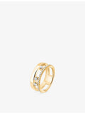 Messika Move Romane 18ct gold 0.31ct diamond ring, imported from the UK