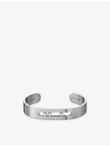 selfridges Messika Titanium and 0.23ct Diamond Bangle Bracelet- Buy online at McGrocer