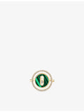 Messika Lucky Move malachite diamond ring in 18ct gold (British brand)
