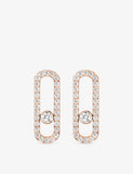 Messika Move Uno Pavé diamond earrings 0.66ct (British brand)