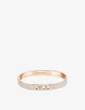 Messika Noa Pavé 18ct gold diamond bangle bracelet, UK version