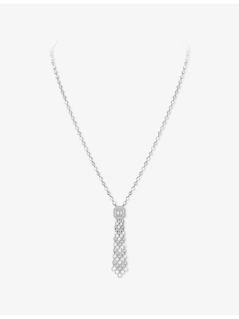 Messika 18ct white gold diamond necklace 1.66ct - British product
