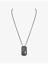 selfridges Messika Move Large Graphite Titanium and 0.14ct Diamond Pendant Necklace- Buy online at McGrocer