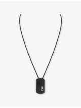 selfridges Messika Move Large Black Titanium 0.14ct Diamond Pendant Necklace- Buy online at McGrocer