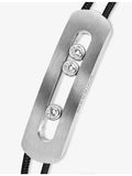 Messika titanium and 0.44ct diamond cord bracelet, UK version