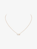 selfridges Messika Move Uno 18ct Gold and 0.02ct Diamond Necklace- Buy online at McGrocer