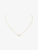 Messika Move Uno 18ct gold diamond necklace, imported from the UK