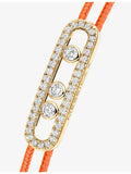 Messika rose gold diamond cord bracelet - British product