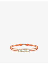 selfridges Messika Care Orange Pavé 18ct Rose Gold Diamond Cord Bracelet- Buy online at McGrocer