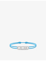 selfridges Messika Care(s) Blue Pavé 18ct Rose Gold 0.26ct Diamond Cord Bracelet- Buy online at McGrocer