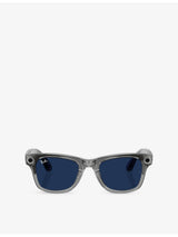 selfridges Ray-Ban Wayfarer Polarised Square-Frame Injected Meta AI Glasses- Buy online at McGrocer