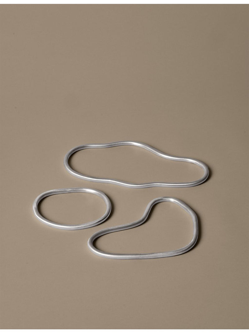 ferm LIVING aluminium trivets set of three, UK version