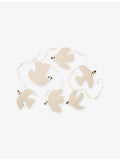 ferm LIVING decorative cotton bird garland 220cm, UK version
