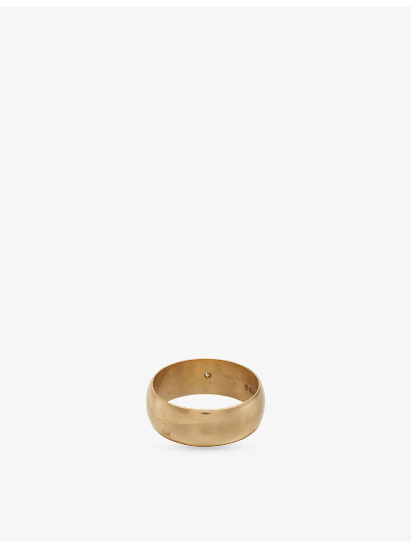RESELFRIDGES 9ct gold marquise diamond ring, UK version
