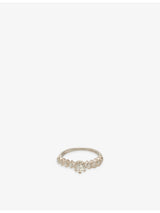 selfridges Reselfridges Vintage 18ct Gold and Diamond Solitaire Ring - UK M/US 6.5- Buy online at McGrocer