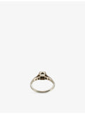 RESELFRIDGES pre-loved solitaire 18ct white gold diamond ring, imported from the UK