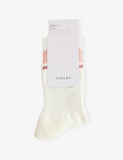 Varley Lamar Club stripe-trim cotton-blend socks - British product