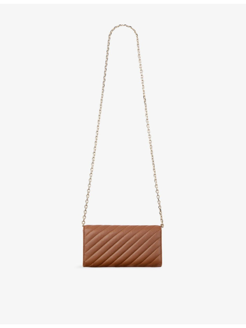 Jimmy Choo leather wallet chain 19cm chain strap (British brand)