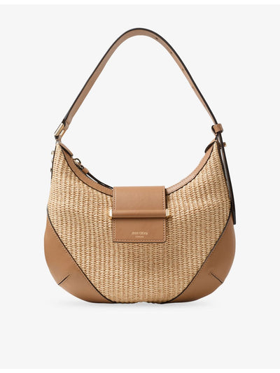 selfridges Jimmy Choo Bar Raffia Small Hobo Bag- Buy online at McGrocer