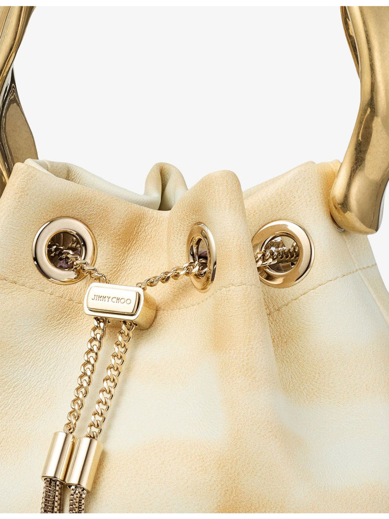Jimmy Choo tie-dye leather top-handle bag (British brand)