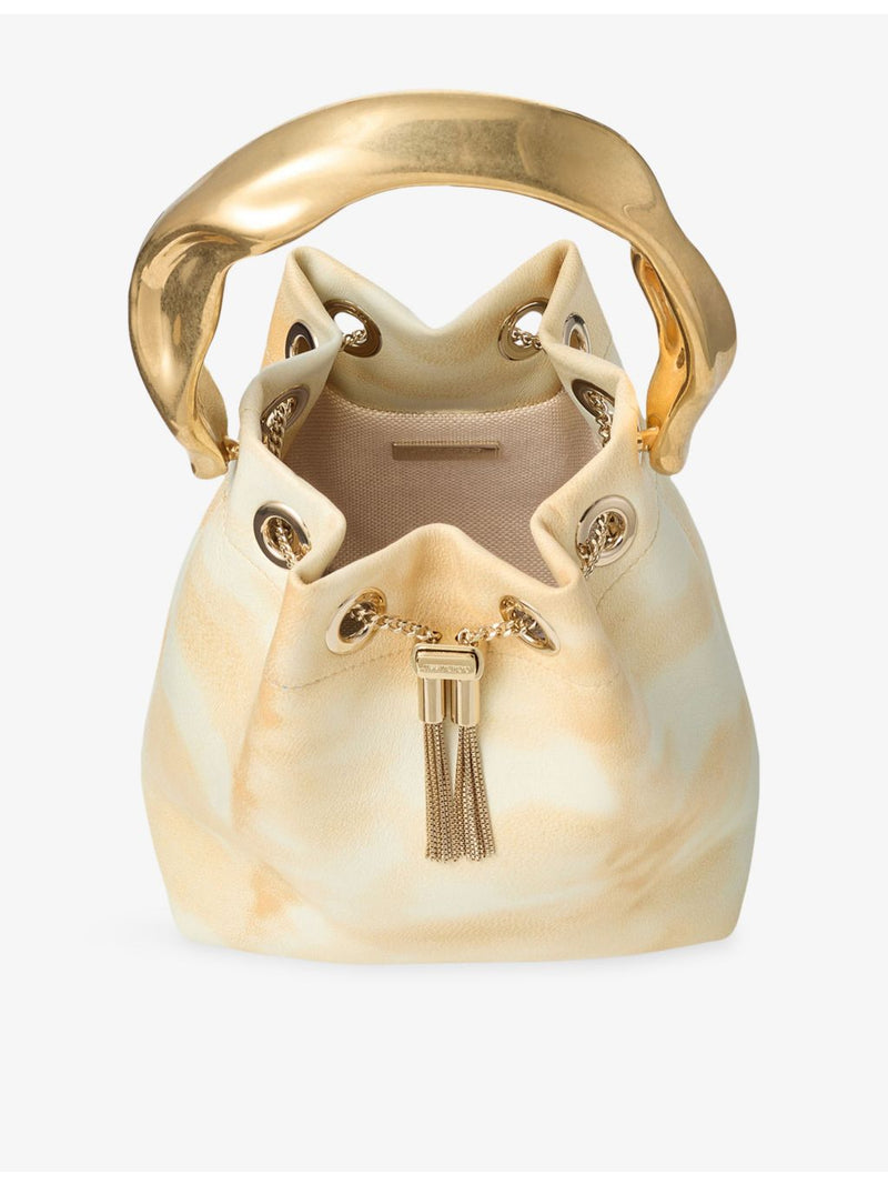 Jimmy Choo tie-dye leather top-handle bag (British brand)
