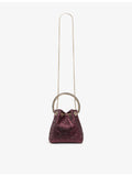 Jimmy Choo Bon Bon crystal satin bucket bag, UK version