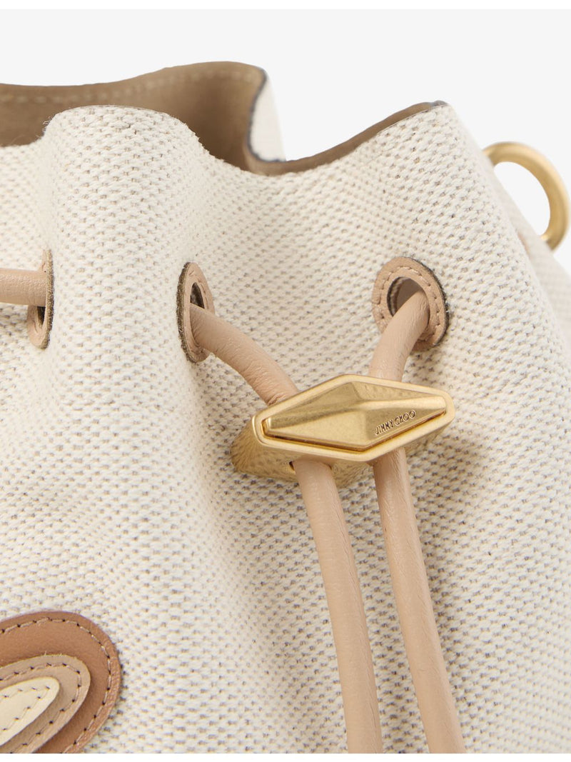Jimmy Choo canvas tote bag small, imported from the UK