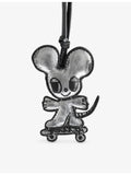 Zadig&Voltaire leather bag charm skater mouse 9cm, UK version