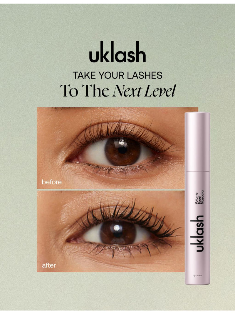 UKLASH mascara Volume Boost 7g, imported from the UK