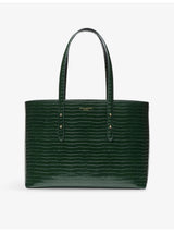 selfridges Aspinal of London Regent Leather Tote Bag- Buy online at McGrocer