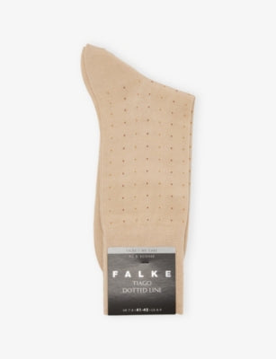 FALKE dotted line cotton-blend socks - British product