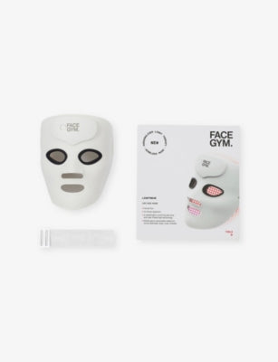 FaceGym Lightwear LED face mask with four-zone light therapy, UK version