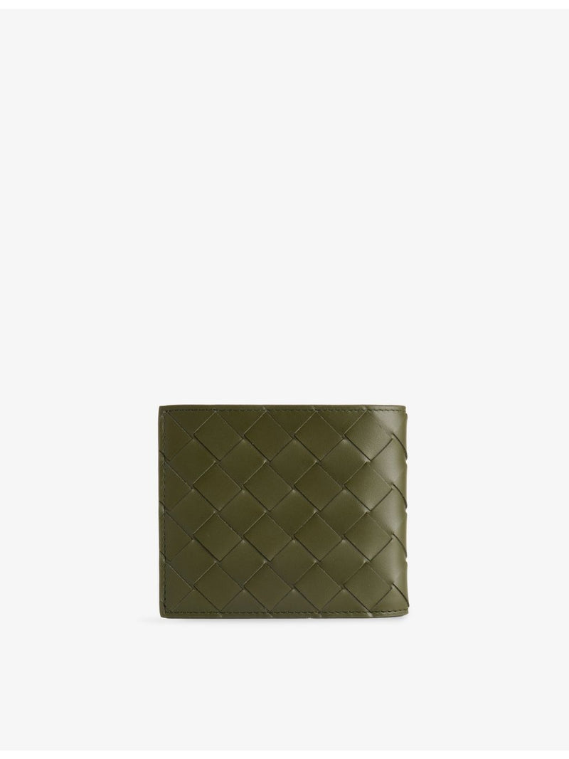 Bottega Veneta Intrecciato leather bifold wallet, imported from the UK