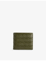 selfridges Bottega Veneta Intrecciato Leather Bifold Wallet- Buy online at McGrocer