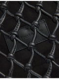 The Frankie Shop Morgan leather macrame pouch (British brand)