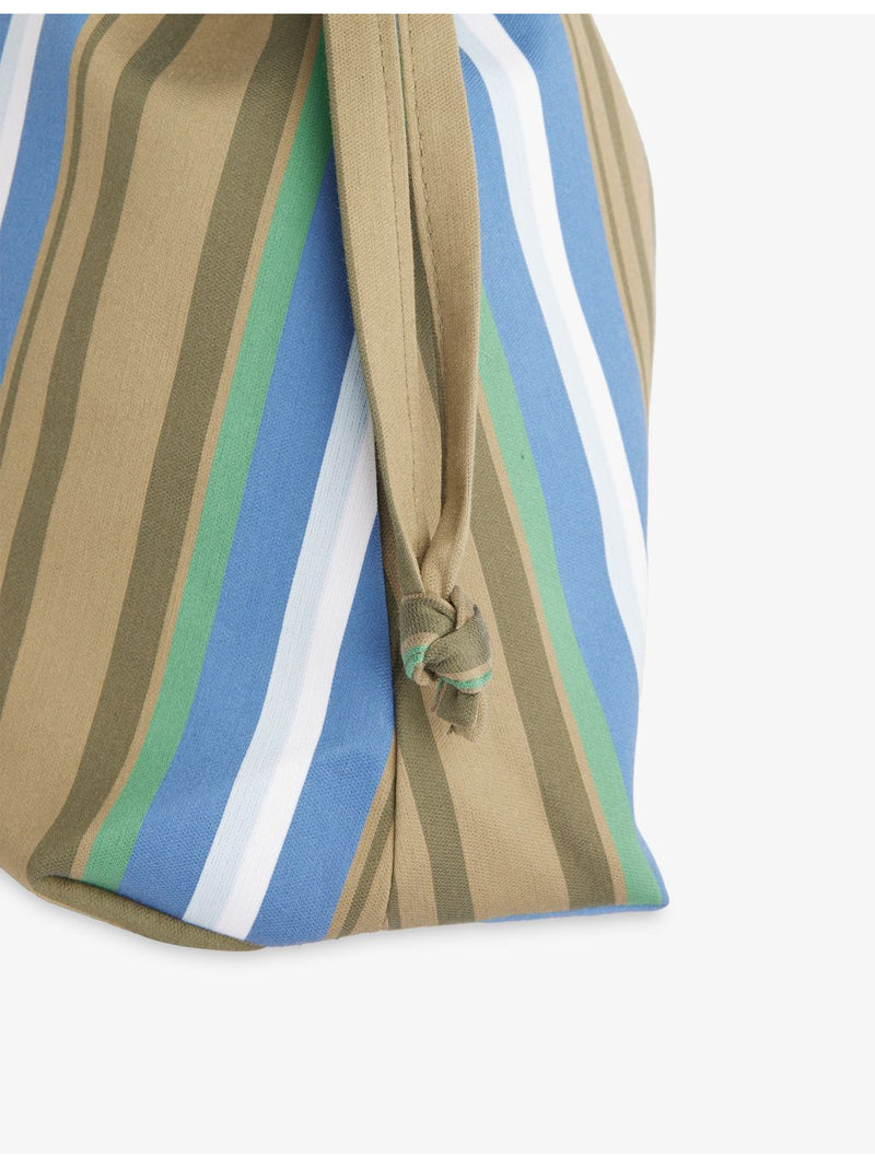 The Frankie Shop striped cotton-blend small pouch (British brand)