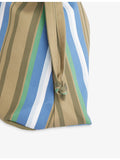 The Frankie Shop striped cotton-blend small pouch (British brand)