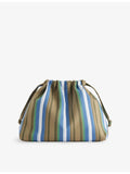 The Frankie Shop striped cotton-blend small pouch (British brand)