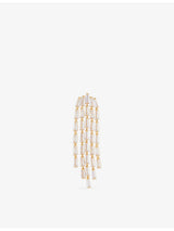 selfridges Crystal Haze Divine 18ct Yellow-Gold Plated Brass And Cubic-Zirconia Earrings- Buy online at McGrocer