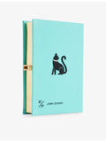 Olympia Le-Tan Breakfast at Tiffany's embroidered book clutch bag - British product